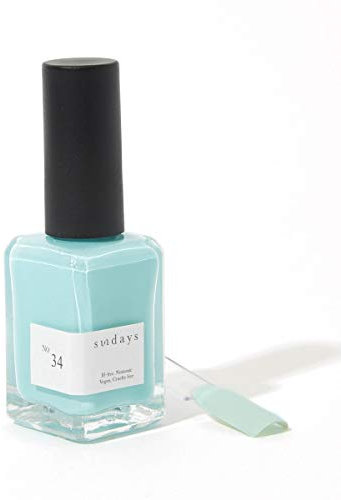Sundays 10-Free, Nontoxic Nail Polish No.34 (Eggshell Turquoise)