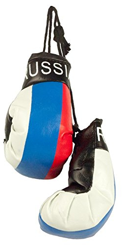 Legro 2 Boxhandschuhe Russia fürs Auto Russland Anhänger