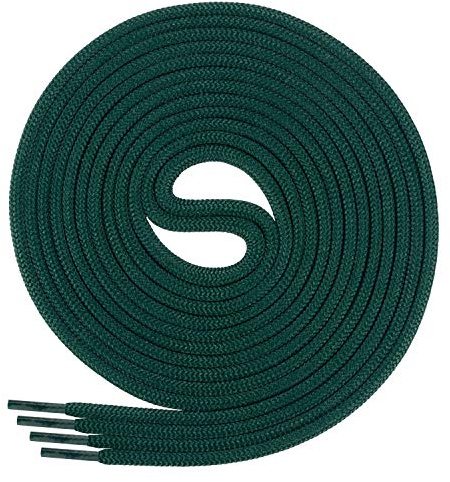 Di Ficchiano 3 Paar Schnürsenkel rund [ ø 3mm ], Schuhbänder für Business- und Lederschuhe, reißfester Ersatz Shoelaces aus Polyester