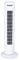 AMOS 29 Inch Tower Oscillating 3 Speed And Timer Free Standing Slim Air Cooling Home Office Fan White