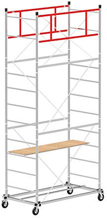 Andamio de acero con una altura de trabajo de 5,0m - Modèle SCEDILUX - Made in Italy - SCEDIL