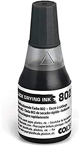 COLOP schnelltrocknende Stempelfarbe 802 schwarz 25ml