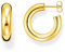 Thomas Sabo Damen-Creolen Classic klein 925er Sterlingsilber Gelbgold CR635-413-39