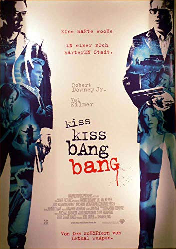 Kiss Kiss Bang Bang - Filmplakat 120x80cm gerollt