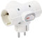 Aigostar Presa Schuko Tripla,Presa Multipla con Interruttore ed Protezione Bambini,Adattatore 3 prese universali Combinata Standard Tedesco e Francese