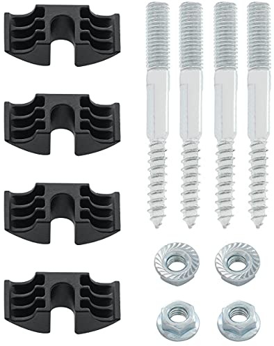 Spare Hardware Parts f眉r IKEA MALM Kopfteil, Bettgestell, Kombipack (Teil #122998 + 114254 + 114334) (4 St眉ck)