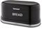 Tower T826170NOR Belle Bread Bin with Embossed Chrome Lettering, Noir, Steel, Black