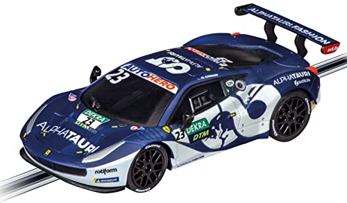 Carrera GO!!! Ferrari 488 GT3 AlphaTauri AF Corse No.23 I Rennbahnen und lizensierte Slotcars | bis zu 2 Spieler | Für Jungs und Mädchen ab 6 Jahren & Erwachsene
