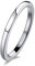 Zakk Ringe Damen Herren Wolfram Silber Vorsteckring Schmal Schlicht Poliert Verlobungsringe Eheringe Trauringe 2mm 4mm 6mm 8mm (2mm,58 (18.5))