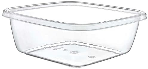 Large Small Plastic Clear Washing up Bowl Square Kitchen Sink Basin Space Saving Wash tub, LARGE SINK BOWL - Storage Bucket Container (1, 13 Litre)