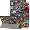 DINGGUAGUA for Lenovo Tab M9 Case 9inch 2023, Protective Folio Trifold Stand for Lenovo M9 TB-310FU Tablet Cover,Graffiti