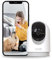 CALEX Smart Caméra PTZ connectée intérieure à Rotation et Inclinaison, Caméra de sécurité WiFi, 2K, Vision Nocturne, Audio bidirectionnel et détection de Mouvement Via Smartphone