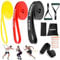 Bande Elastique Musculation, 3 Niveaux Différents de Élastique Musculation, Bande de Resistance Traction pour Entraînement de Résistance Powerlifting Fitness Musculation pour Les Hommes et Les Femmes