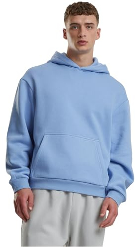 Urban Classics Men's TB6750-Fluffy Hoody Sweatshirt, PowderBlue, XS