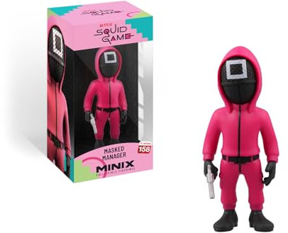 MINIX - TV-Serie #158 - Squid Game - Maskierter Manager Quadratewächter - Sammelfigur 12 cm