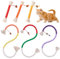 ZBHDEYG 3 cuerdas molares de hierba para gatos, 3 cuerdas cortas para morder para gatos, juguetes para gatos, cuerda de dientes de gato, cuerda de algodón