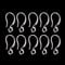 Lodoot 925 Sterling Silver French Ear Hooks 10 Pcs Earring Hooks French Ear Wire Earring Making Findings Parts Supplies Kits Jewelry Earring Making Craft