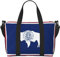 Wyoming Sporttasche mit Staatsflaggen-Druck, persönliche Gegenstände, Handgepäcktasche, Wochenendtasche für Damen und Herren, Schwarz, Einheitsgröße, Schwarz, One Size