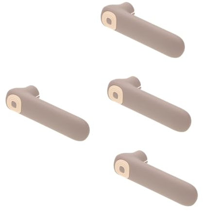 IWOWHERO 4stücke Türgriffschützer Aus Silikon Anti-kollisions-Abdeckung Für Türknäufe Kinderfreundlich Graue Schutzhülle Für Türhandgriffe Schutz Vor Verletzungen Für Junge