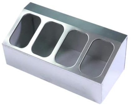 Baoblaze Estante Organizador de Especias, Estante para macetas, encimera de Escritorio, Estante de condimentos versátil, Organizador de condimentos para, 4 Rejillas