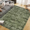 CIBTYHOH Kurzflor Bereich Teppich Wohnzimmer Boho Waschbarer Teppich Schlafzimmer 200 * 290cm Vintage Carpet für Esszimmer Büro(Dunkelgrün)
