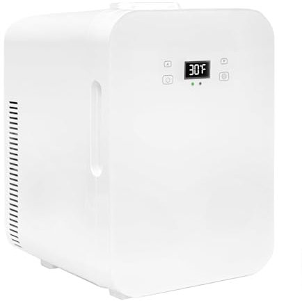 hzexun Mini frigo da camera, Frigorifero Portatile da 10 Litri con Funzione di Raffreddamento e Riscaldamento,frigorifero piccolo 12V DC/220V AC per Auto Uffici e Camere da Letto