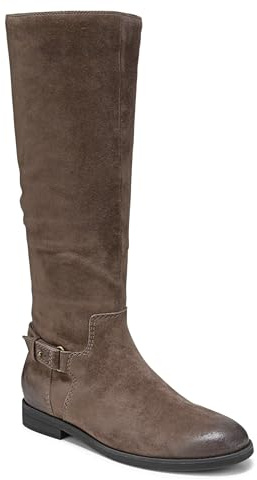 Vionic Womens Rochelle Knee High Boots with Arch Support Driftwood Brown Suede UK 4 Wide Fit