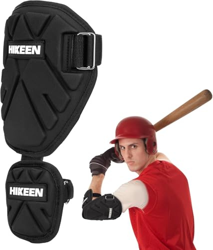 Hikeen Baseball-Ellbogenschutz: Schlagarm-Schützer Unterarm-Schutz für Softball und Baseball, Schutz für Bizeps Unterarm und Ellbogen, Ellbogenschutz für Erwachsene