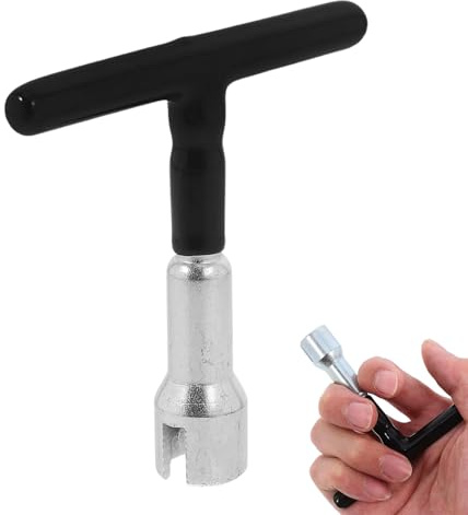 Hand Tools Nut Driver for Wing: T Handle Hook Screws Nut Slot Tools Chrome Vanadium Steel for Eye Screws Screw-in Hooks Silver