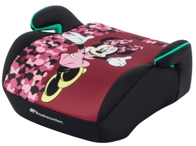Bebeconfort Disney Gaia i-Safe, Reboarder Kindersitz, Minnie Maus Kindersitz, 6–12 Jahre, 128–150 cm, 22-36 kg, Leicht, Einfache Gurtinstallation, Vollständig gepolstert, Fun Minnie
