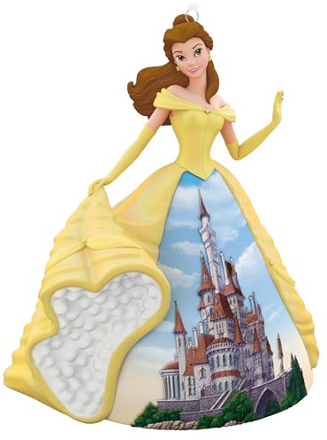 Hallmark Andenken Disney Ornament – Die Schöne und das Biest Belle & Castle Design