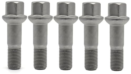 Radbolzen Kompatibel Mit Benz Für W220 W204 W164 W251 S300 S350 S420 Radbolzen Radmuttern Autos 0009905307 0009900907 M14×1.5 66MM
