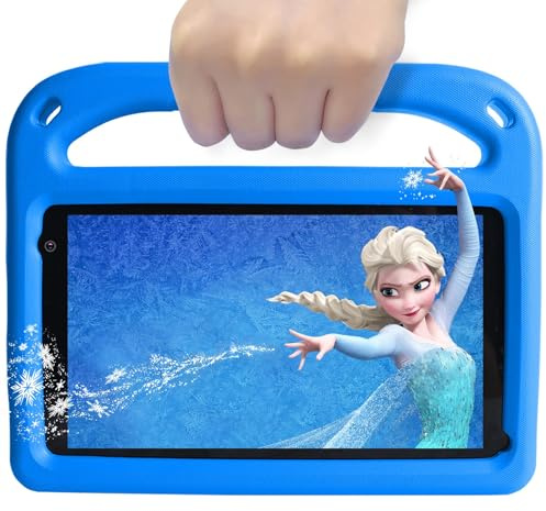 GOODTEL Tablet Android 7 GB RAM + 64 GB ROM Tablet da 7 pollici, compatibile con WiFi, Bluetooth e GPS, ideale per l'educazione e i giochi, con doppia fotocamera, include custodia protettiva in EVA