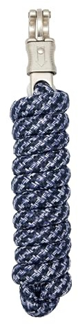 LeMieux Quick Release Leadrope - 2m Long - Pull Down Clasp - Navy