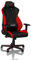 NITRO CONCEPTS S300 Gamingstuhl - Ergonomischer Bürostuhl Schreibtischstuhl Chefsessel Bürostuhl Pc Stuhl Gaming Sessel Stoffbezug Belastbarkeit 135 Kilogramm - Inferno Red (Rot)