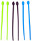 HAC24 6 Stück Silikonbänder Rouladenbinder Kabelbinder Silikon 17cm Wiederverwendbare Silikonbinder Beutelverschluss