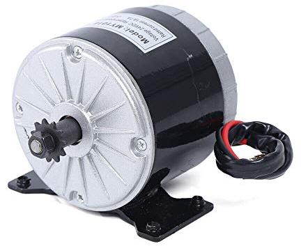 Motor magnético permanente, motor eléctrico, generador móvil, generador de bricolaje, motor eléctrico de alta velocidad para turbinas eólicas DC 24 V/36 V 350 W MY1016 (24 V)