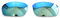 POLARLENS Polarised Replacement Lenses for Oakley Half Wire 2.0 - Compatible with Oakley Half Wire 2.0 Sunglasses (Ice Blue)