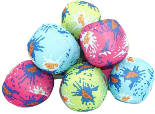 4E's Novelty 12 Pack - 3 Water Splash Balls Bomb - Water Absorbent Ball - Kids Pool Toys, Outdoor Water Fight Game Activity for Kids, Beach Pool Party Favors, Swimming Pool Floating Toy