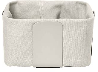 Blomus -DESA- Brotkorb Size S, sanfter Beigeton, harmonische Optik, 20 x 20 cm, Farbe Moonbeam (64206)