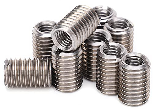 Kit de 10 Manchons de Conversion de Filetage avec Écrous M8 Femelle et M12 Mâle Idéal pour Réparation et Adaptation de Filetages Pratique pour Travaux Mécaniques