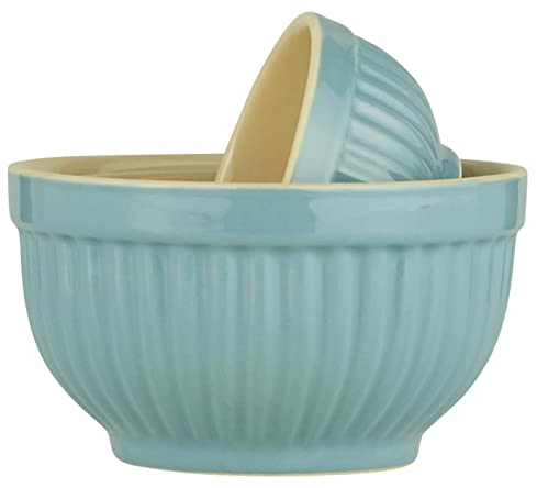 Ib Laursen Schalensatz, 3er Set, mini Mynte Aqua Haze