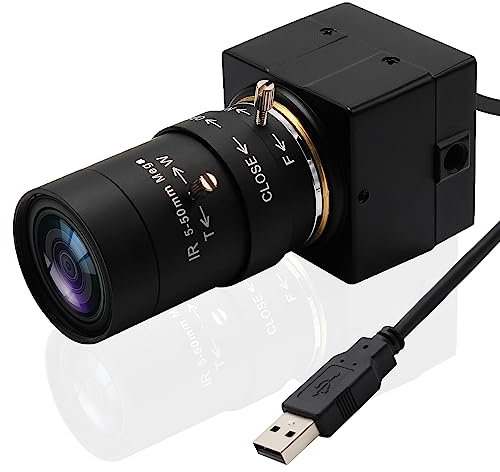 Svpro Webcam 4K UHD USB Kamera,10X Optischer Zoom Kamera mit 5-50mm Varifokalobjektiv, 3840x2160 Ultra High Definition Kameras für Computer/Laptop/Desktop,USB Camcorder mit Sony IMX415 Sensor