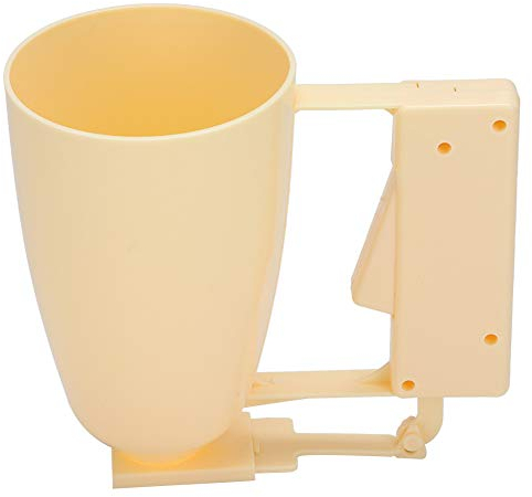 Dispensador de Masa para Panqueques, Dispensador de Masa de Mano de 3,5 Pulgadas, Fabricante de Albóndigas, Dispensador de Crema para Pasteles, Herramienta de Cocina