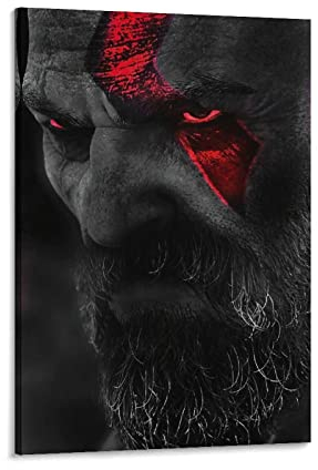 YYKG God of War Poster Dekorative Malerei Leinwand Wandkunst Wohnzimmer Poster Schlafzimmer Gemälde 40 x 60 cm
