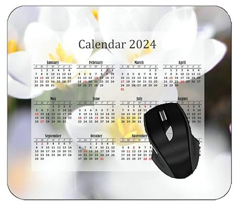 YENDOSTEEN Mouse Pad UK 2025 Calendar,Smoke Wave Light Line Desktop Notebook Mouse Mat for Working and Gaming