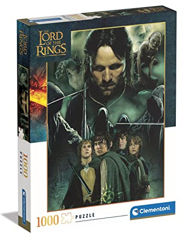 Clementoni - 39738 - Puzzle The Lord Of The Rings - Jigsaw Puzzle 1000 Pieces, Jigsaw Puzzle For Adults - Made In Italy