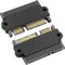 Xiatiaosann Adaptador SATA a HDD SATA, extensor macho de 22 pines (7+15) a hembra de 22 pines para discos duros de 2,5, convertidor SATA delgado de 2 piezas, no para SAS