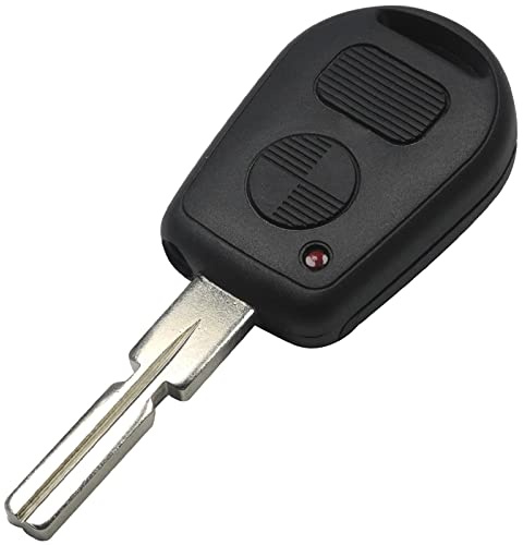 Remote 2 Buttton Autoschlüssel Gehäuse Kompatibel mit BMW E31 E32 E34 E36 E38 E39 E46 Z3 Schlüssel Gehäuse Abdeckung Ersatz