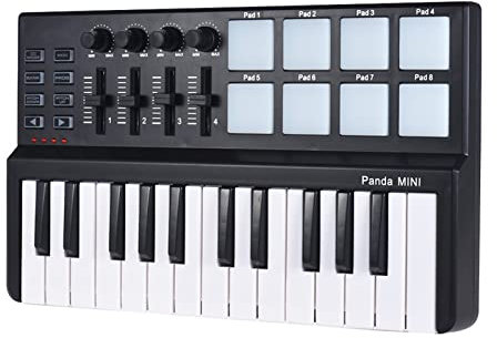 Keyboard Portable Mini 25-Key USB Keyboard And Drum Pad MIDI Controller Electronic Keyboard